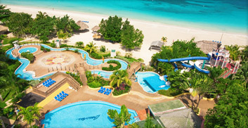 Foto do parque aquático no Beaches Turks & Caicos